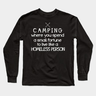 Camping Long Sleeve T-Shirt